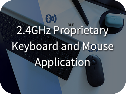 <p>2.4GHz Proprietary Keyboard and Mouse Application</p>