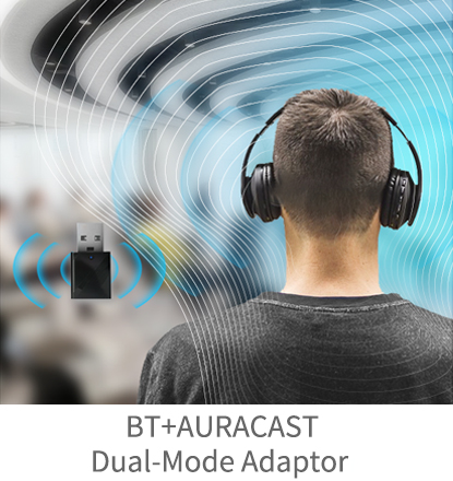 BT+AURACAST Dual-Mode Adaptor