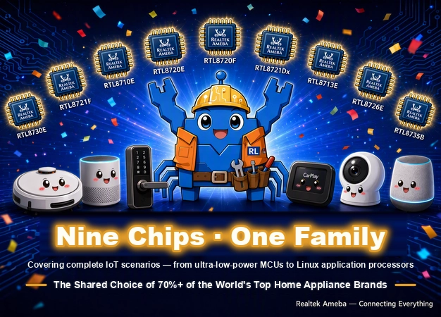 Nine Chips, One Family: Everything You Need to Know About Realtek Ameba Wi-Fi SoCs