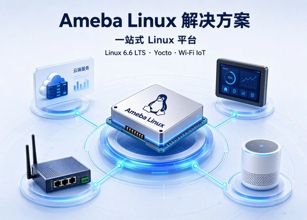 Realtek 推出 Ameba Linux 解决方案：打造开放、量产级嵌入式 Linux 平台